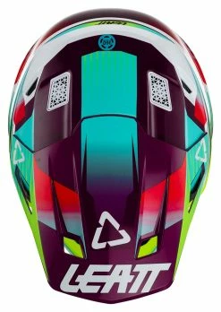 Leatt Moto 8.5 Composite V23 Helmet Kit -Bell Sales Store leatt moto85 composite v23 helmet kit neon 5