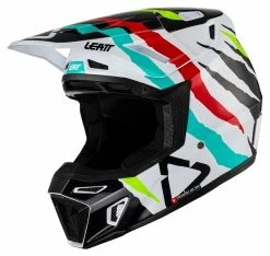 Leatt Moto 8.5 Composite V23 Helmet Kit -Bell Sales Store leatt moto85 composite v23 helmet kit tiger 1