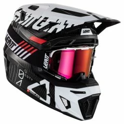 Leatt Moto 9.5 Carbon V23 Helmet Kit -Bell Sales Store leatt moto95 carbon v23 helmet kit carbon white