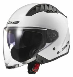 LS2 Helmets LS2 Copter Helmet - Solid -Bell Sales Store ls2 copter helmet solid white