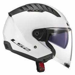 LS2 Helmets LS2 Copter Helmet - Solid -Bell Sales Store ls2 copter helmet solid white 3