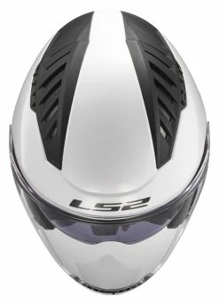 LS2 Helmets LS2 Copter Helmet - Solid -Bell Sales Store ls2 copter helmet solid white 5