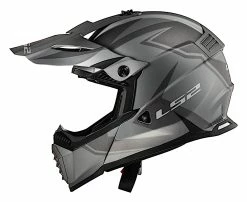 LS2 Helmets LS2 Gate Twoface Helmet 8 LS2 Helmets LS2 Gate Twoface Helmet -Bell Sales Store ls2 gate twoface helmet matte grey black 1