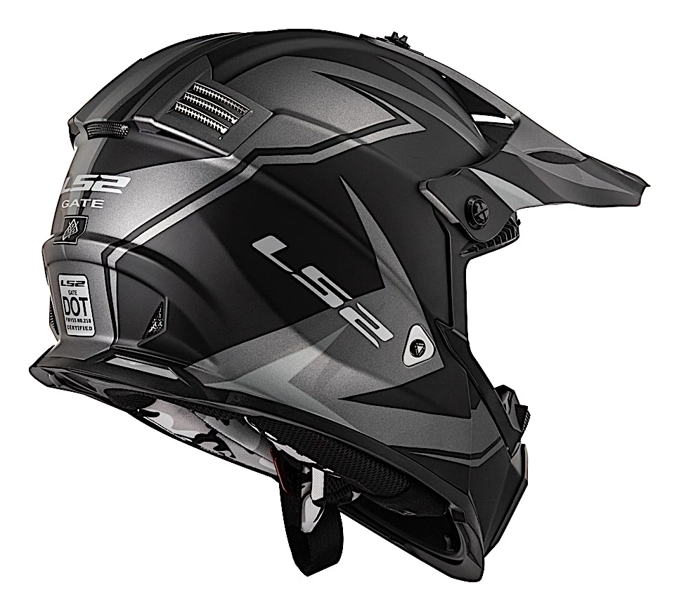 LS2 Helmets LS2 Gate Twoface Helmet 4 LS2 Helmets LS2 Gate Twoface Helmet - Image 4