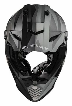 LS2 Helmets LS2 Gate Twoface Helmet 12 LS2 Helmets LS2 Gate Twoface Helmet -Bell Sales Store ls2 gate twoface helmet matte grey black 5