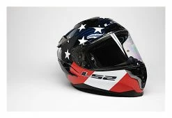 LS2 Helmets LS2 Challenger GT Carbon Americarbon Helmet -Bell Sales Store ls2 helmets challenger c americarbon red gloss red white blue 2