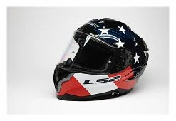 LS2 Helmets LS2 Challenger GT Carbon Americarbon Helmet