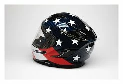 LS2 Helmets LS2 Challenger GT Carbon Americarbon Helmet -Bell Sales Store ls2 helmets challenger c americarbon red gloss red white blue 4