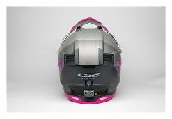 LS2 Helmets LS2 Youth Gate Launch Helmet -Bell Sales Store ls2 helmets launch gate silver grey pink 1