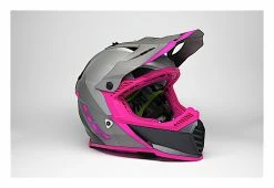 LS2 Helmets LS2 Youth Gate Launch Helmet -Bell Sales Store ls2 helmets launch gate silver grey pink 3