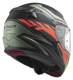 LS2 Helmets LS2 Rapid Gale Helmet 7 LS2 Helmets LS2 Rapid Gale Helmet -Bell Sales Store ls2 rapid gale helmet matte black red 3