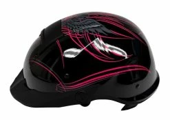 LS2 Helmets LS2 Rebellion Wheels & Wings Helmet -Bell Sales Store ls2 rebellion wheels wings helmet black pink 2
