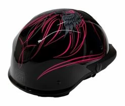 LS2 Helmets LS2 Rebellion Wheels & Wings Helmet -Bell Sales Store ls2 rebellion wheels wings helmet black pink 3