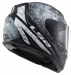 LS2 Helmets LS2 Stream Throne Helmet -Bell Sales Store ls2 stream throne helmet matte black grey 3