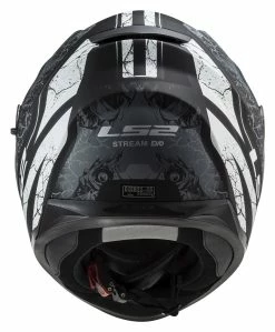 LS2 Helmets LS2 Stream Throne Helmet -Bell Sales Store ls2 stream throne helmet matte black grey 4
