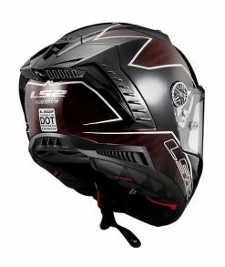 LS2 Helmets LS2 Thunder Carbon Lightning Helmet -Bell Sales Store ls2 thunder carbon lightning helmet red grey black 4