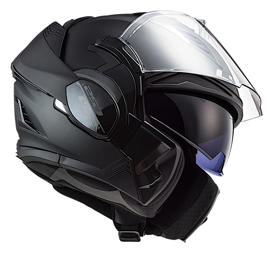 LS2 Helmets LS2 Valiant II Blackout Helmet 2 LS2 Helmets LS2 Valiant II Blackout Helmet - Image 2