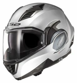 LS2 Helmets LS2 Valiant II Helmet -Bell Sales Store ls2 valiant ii helmet silver
