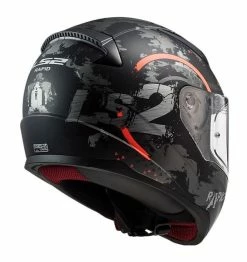 LS2 Helmets LS2 Youth Rapid Circle Helmet -Bell Sales Store ls2 youth rapid circle helmet matte titanium fluo orange 3