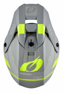 O'Neal 10 Series Hyperlite Flow Helmet -Bell Sales Store o neal10 series hyperlite flow helmet grey hi viz yellow 3