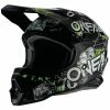 O'Neal 3 Series Attack Helmet Black/Neon Yellow / LG [Open Box]