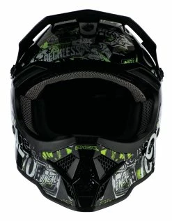 O'Neal 3 Series Attack Helmet Black/Neon Yellow / LG [Open Box] -Bell Sales Store o neal3 series attack helmet black neon yellow lg open box black neon yellow 4