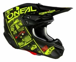 O'Neal 5 Series Attack Helmet -Bell Sales Store o neal5 series attack helmet black hi viz yellow 1