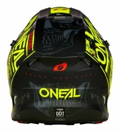 O'Neal 5 Series Attack Helmet -Bell Sales Store o neal5 series attack helmet black hi viz yellow 2