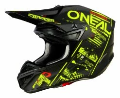 O'Neal 5 Series Attack Helmet -Bell Sales Store o neal5 series attack helmet black hi viz yellow