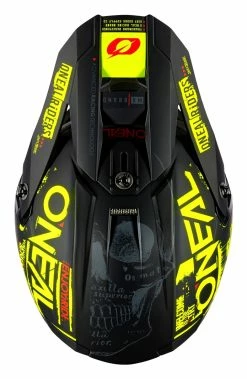 O'Neal 5 Series Attack Helmet -Bell Sales Store o neal5 series attack helmet black hi viz yellow 3