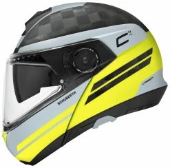 Schuberth Helmets Schuberth C4 Pro Carbon Tempest Helmet 6 Schuberth Helmets Schuberth C4 Pro Carbon Tempest Helmet -Bell Sales Store schuberth c4 pro carbon tempest helmet yellow