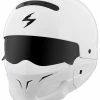 Scorpion EXO Covert White Helmet