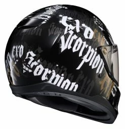 Scorpion EXO-HX1 Blackletter Helmet -Bell Sales Store scorpion exohx1 blackletter helmet 2
