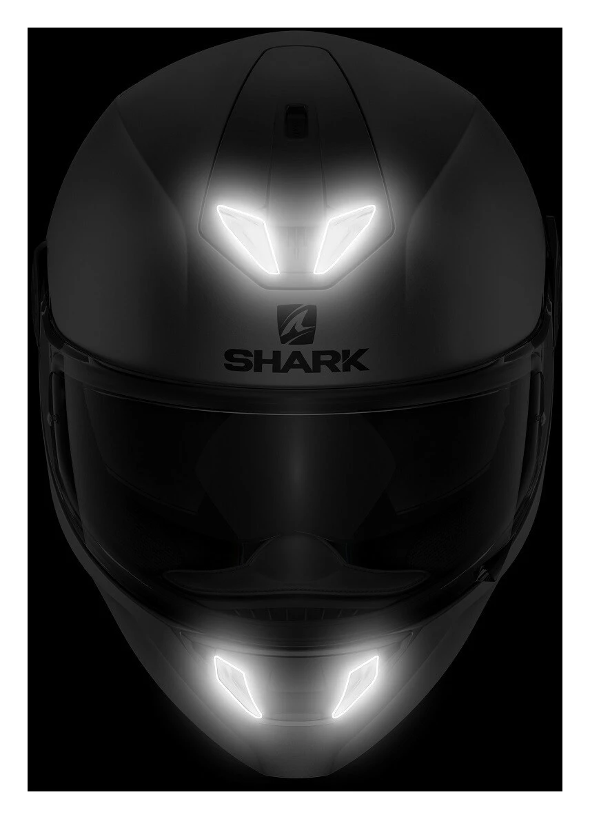 Shark Helmets Shark Skwal 2 Blank Helmet - White LEDs 12 Shark Helmets Shark Skwal 2 Blank Helmet - White LEDs - Image 12