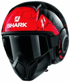 Shark Helmets Shark Street Drak Crower Helmet 8 Shark Helmets Shark Street Drak Crower Helmet -Bell Sales Store shark street drak crower mat black anthracite red