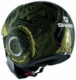 Shark Helmets Shark Street Drak Crower Helmet 11 Shark Helmets Shark Street Drak Crower Helmet -Bell Sales Store shark street drak crower mat green black
