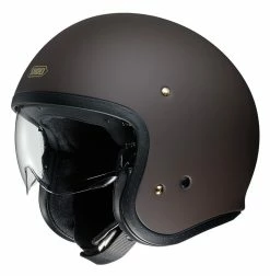 Shoei Helmets Shoei J·O Helmet - Solid -Bell Sales Store shoei jo helmet solid matte brown