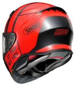 Shoei Helmets Shoei RF-1400 MM93 Track Helmet 5 Shoei Helmets Shoei RF-1400 MM93 Track Helmet -Bell Sales Store shoei rf1400 mm93 track helmet red black 2