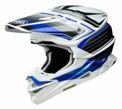 Shoei Helmets Shoei VFX-EVO Pinnacle Helmet -Bell Sales Store shoei vfxevo pinnacle tc2 helmet white blue black
