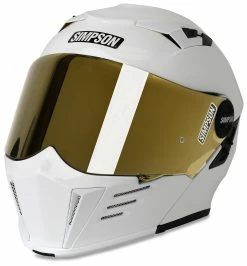 Simpson Helmets Simpson Mod Bandit Helmet 16 Simpson Helmets Simpson Mod Bandit Helmet -Bell Sales Store simpson mod bandit helmet white