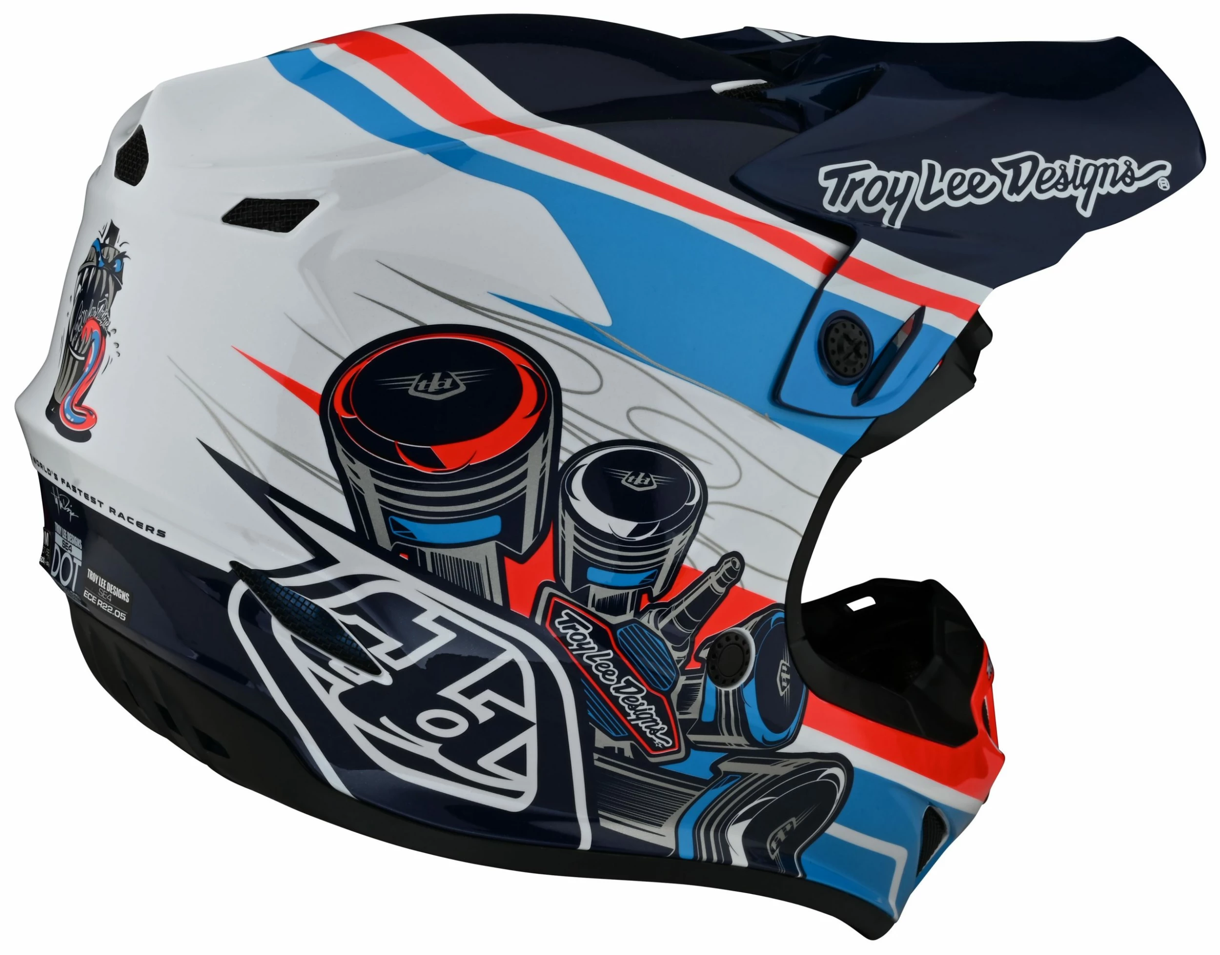 Troy Lee Designs Troy Lee SE4 Polyacrylite Mips Skooly Helmet 11 Troy Lee Designs Troy Lee SE4 Polyacrylite Mips Skooly Helmet - Image 11