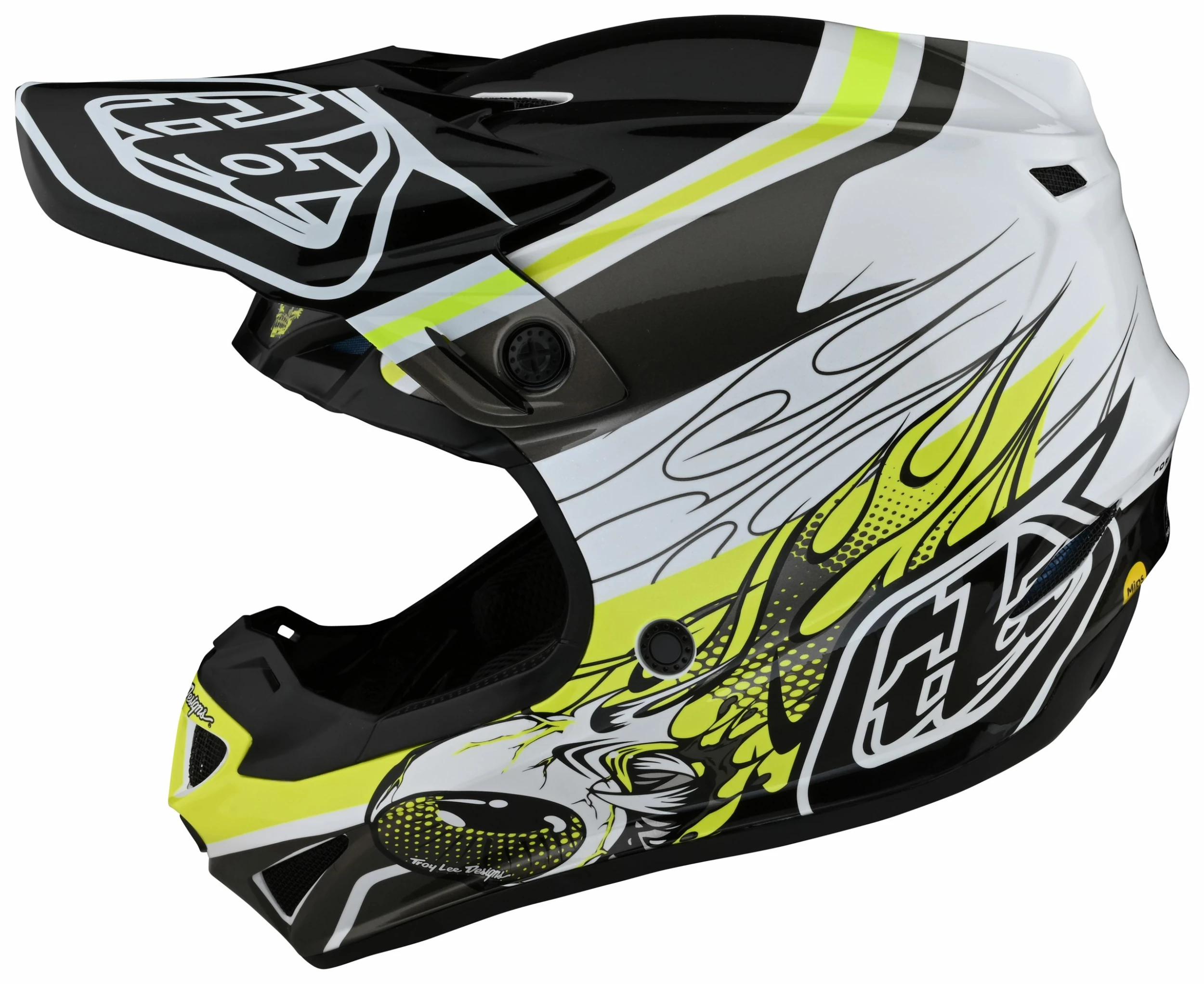 Troy Lee Designs Troy Lee SE4 Polyacrylite Mips Skooly Helmet 5 Troy Lee Designs Troy Lee SE4 Polyacrylite Mips Skooly Helmet - Image 5