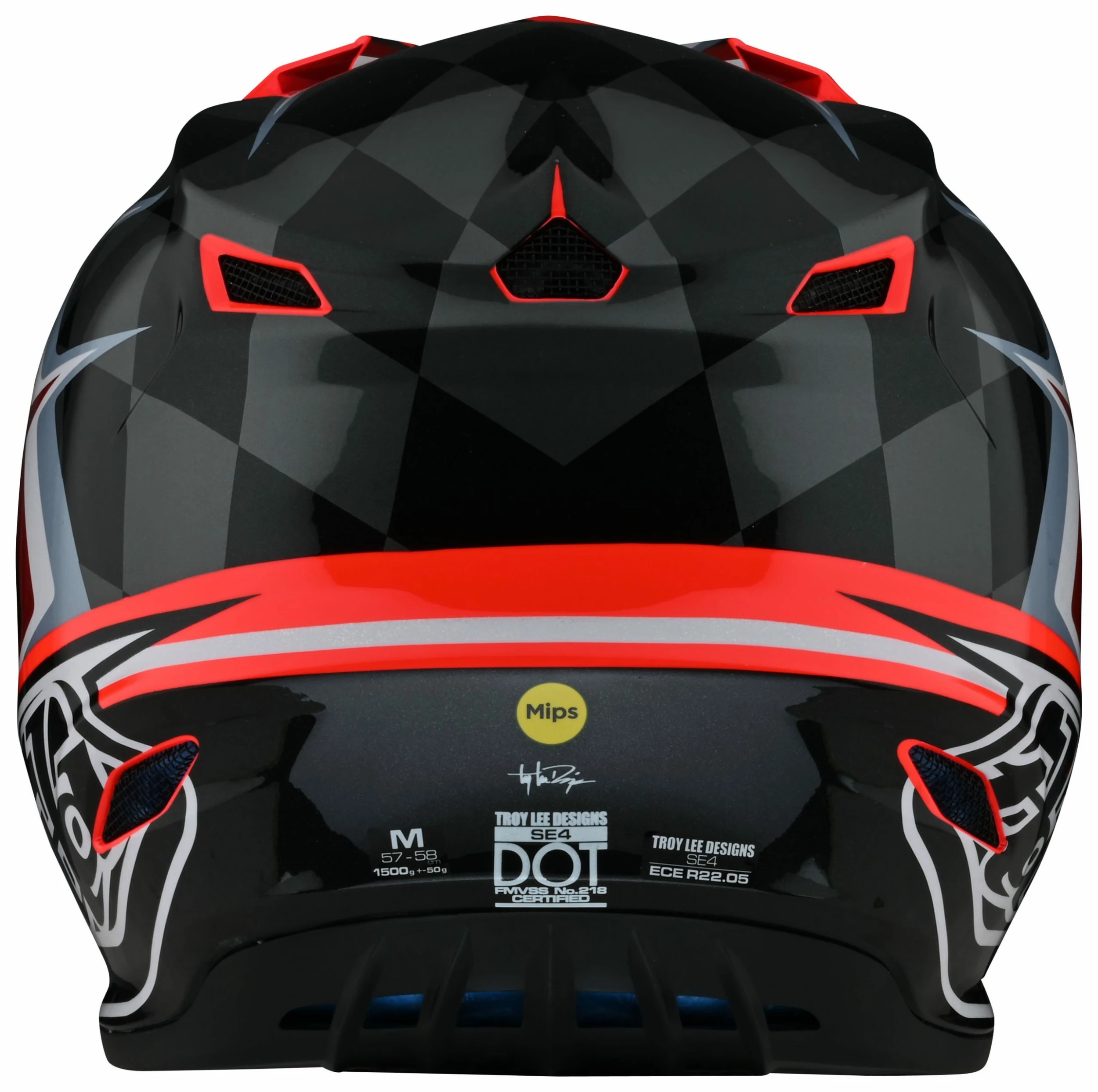 Troy Lee Designs Troy Lee Youth SE4 Polyacrylite Warped Helmet 2 Troy Lee Designs Troy Lee Youth SE4 Polyacrylite Warped Helmet - Image 2