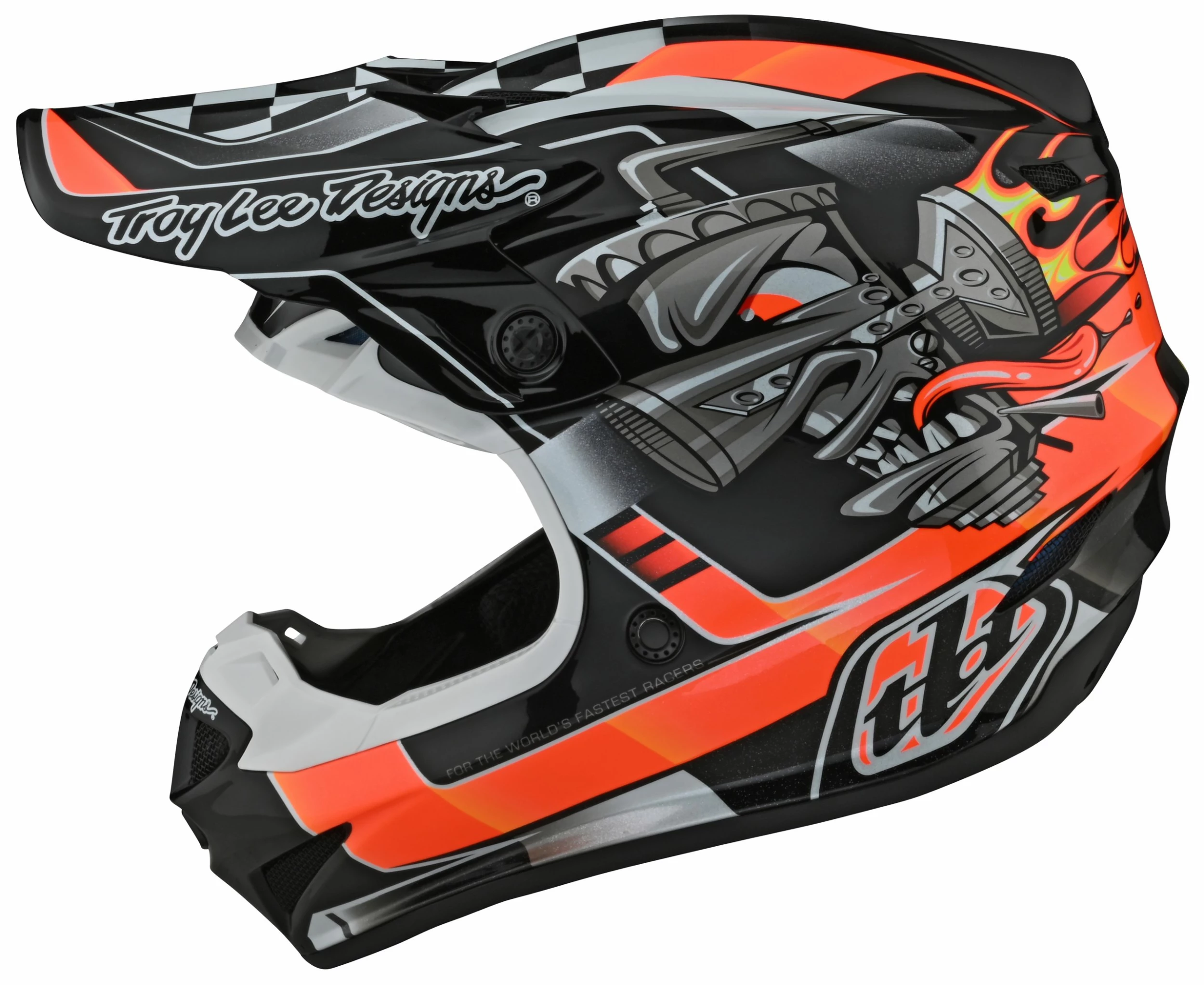 Troy Lee Designs Troy Lee SE4 Polyacrylite Carb Helmet 2 Troy Lee Designs Troy Lee SE4 Polyacrylite Carb Helmet - Image 2