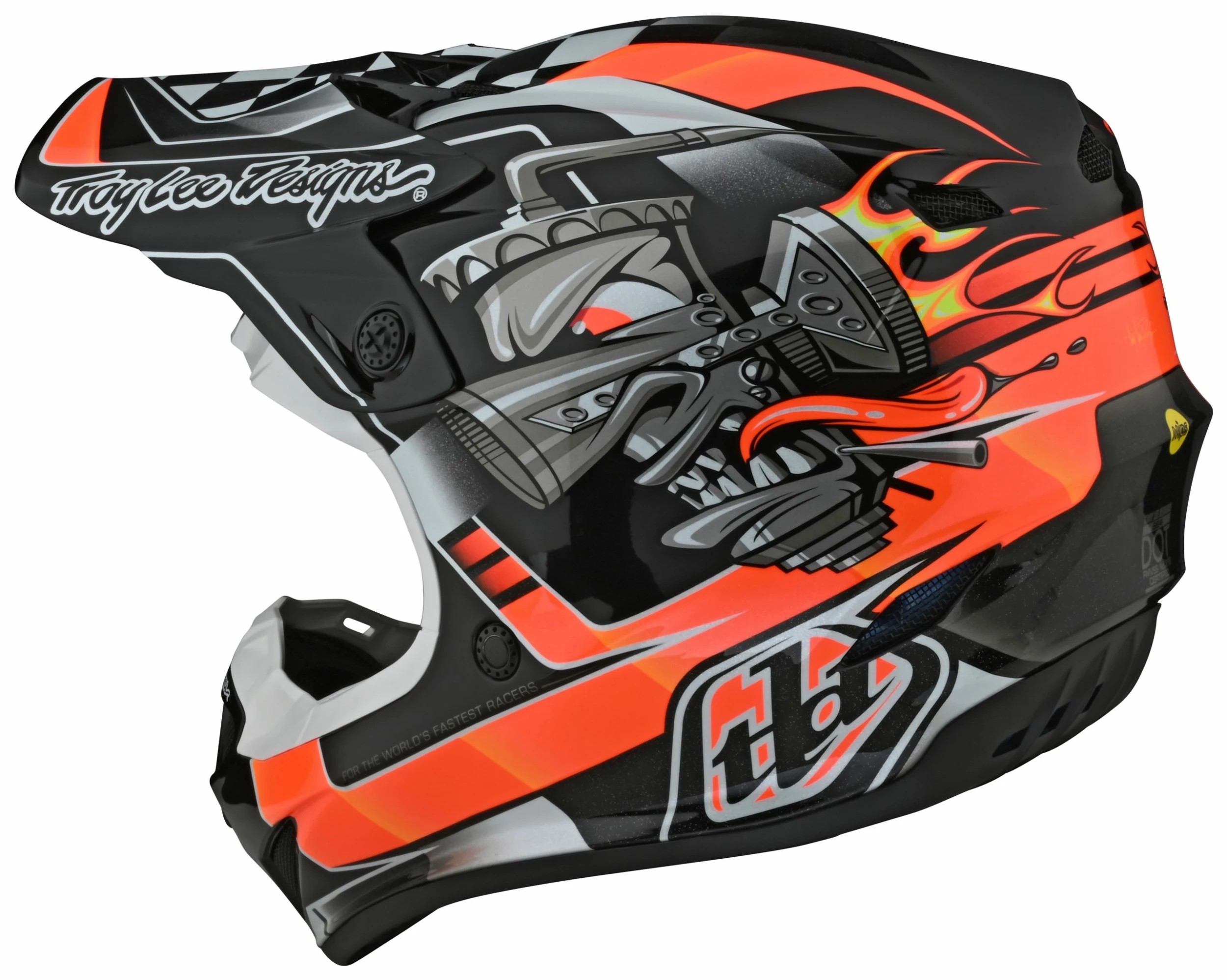 Troy Lee Designs Troy Lee SE4 Polyacrylite Carb Helmet 3 Troy Lee Designs Troy Lee SE4 Polyacrylite Carb Helmet - Image 3
