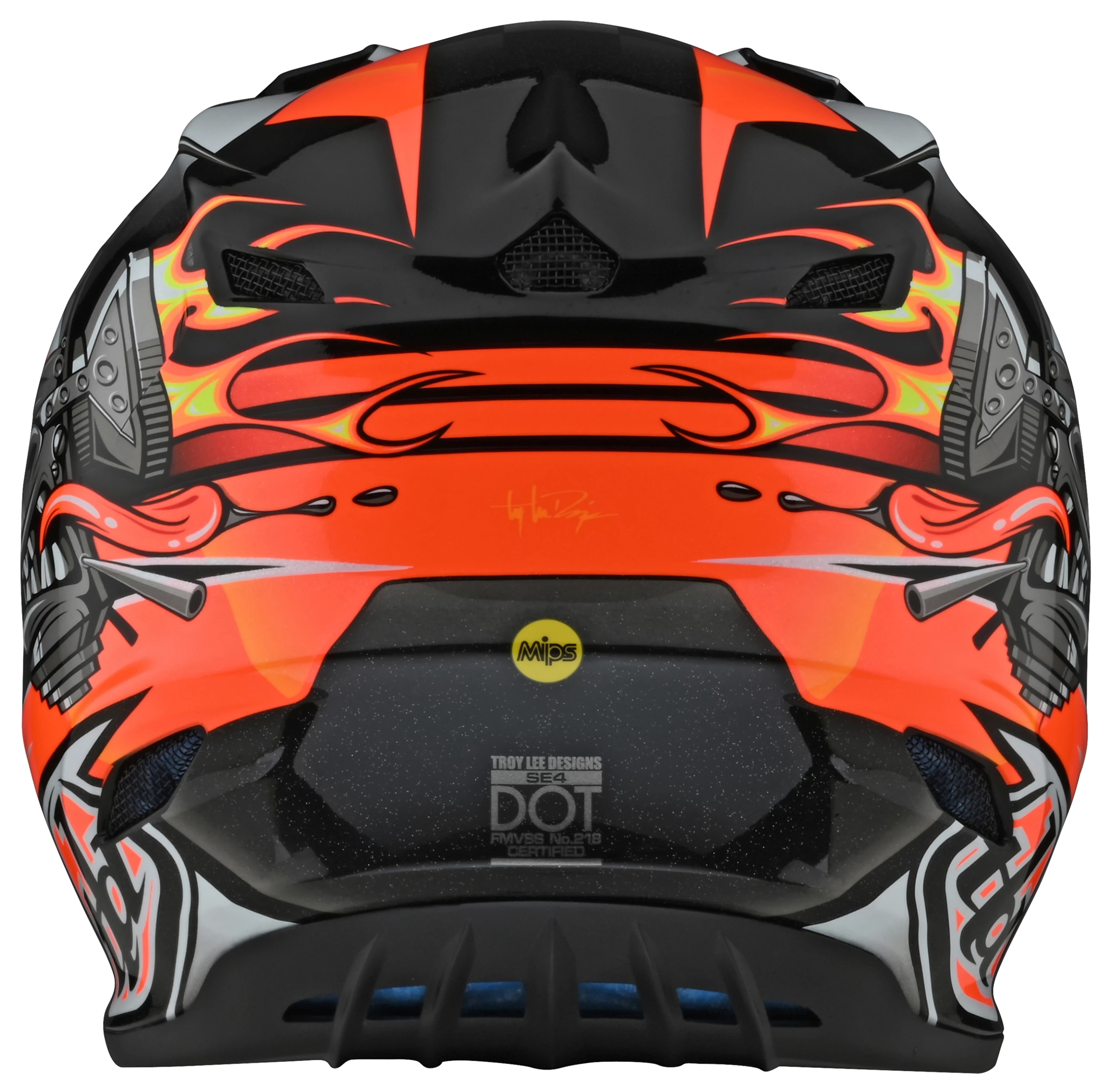 Troy Lee Designs Troy Lee SE4 Polyacrylite Carb Helmet 4 Troy Lee Designs Troy Lee SE4 Polyacrylite Carb Helmet - Image 4