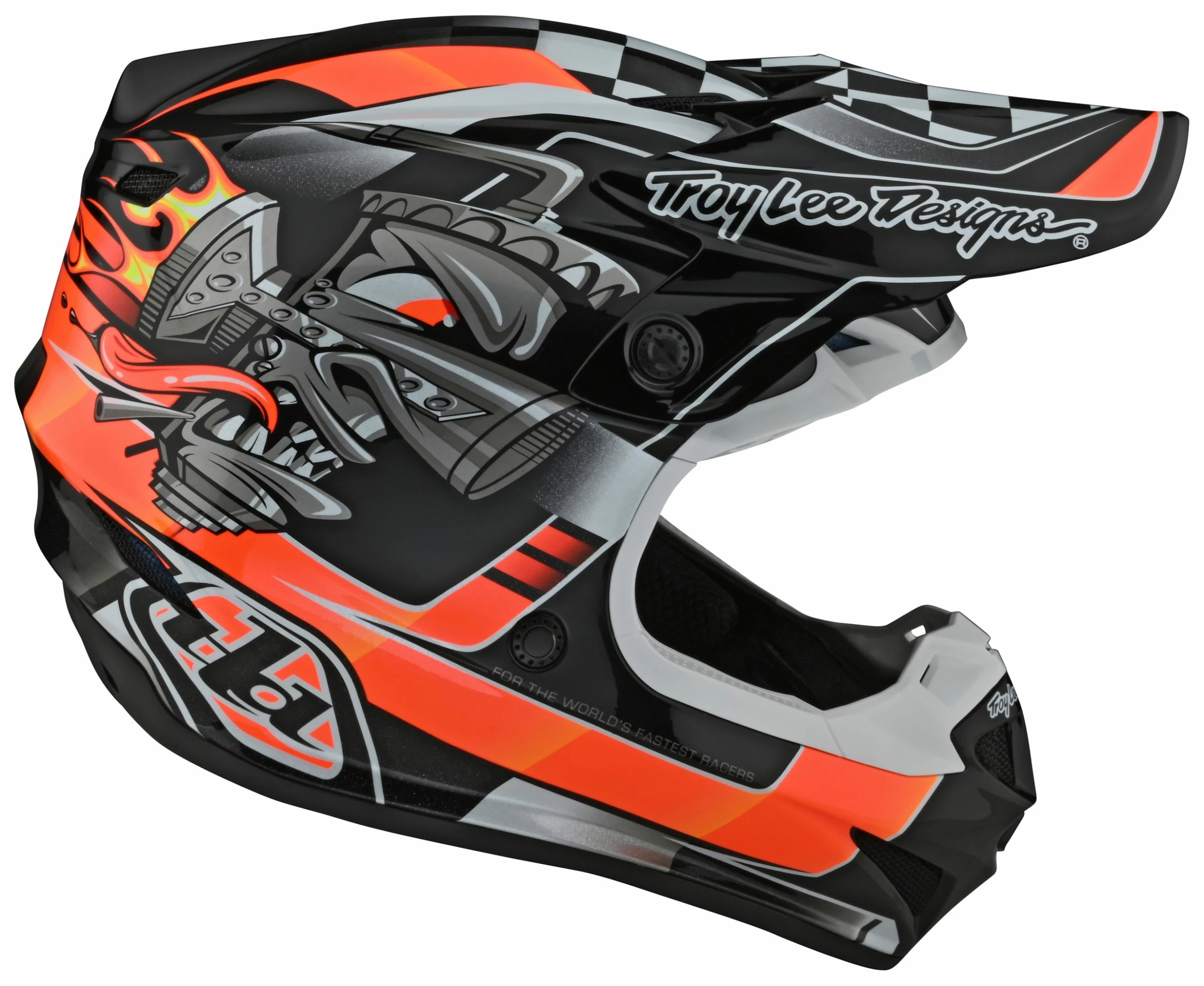 Troy Lee Designs Troy Lee SE4 Polyacrylite Carb Helmet 6 Troy Lee Designs Troy Lee SE4 Polyacrylite Carb Helmet - Image 6