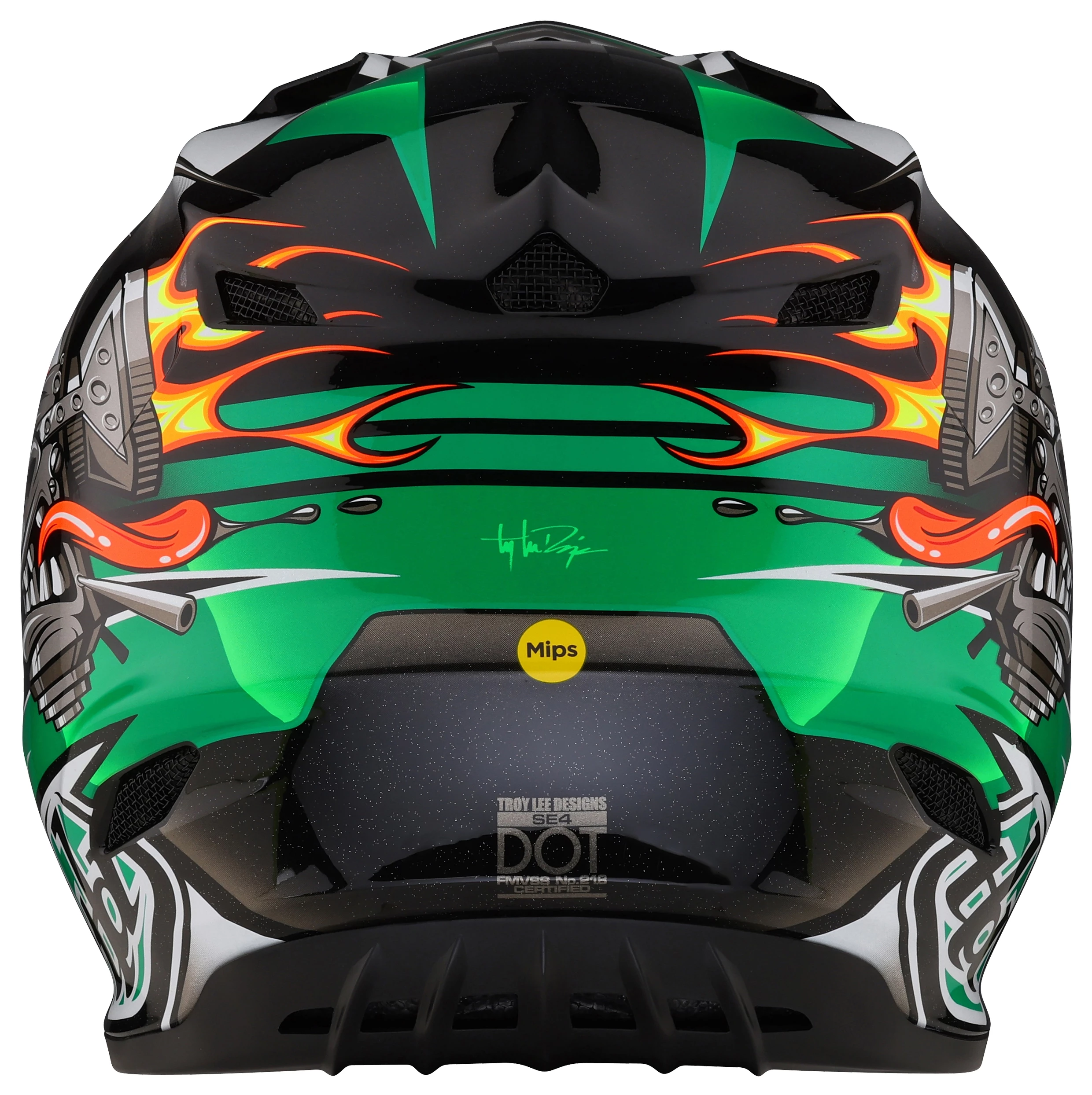 Troy Lee Designs Troy Lee SE4 Polyacrylite Carb Helmet 10 Troy Lee Designs Troy Lee SE4 Polyacrylite Carb Helmet - Image 10