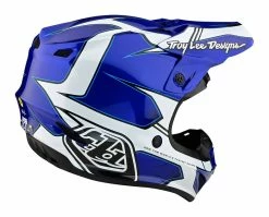 Troy Lee Designs Troy Lee SE4 Polyacrylite Matrix Helmet -Bell Sales Store troy lee se4 polyacrylite matrix helmet blue 2