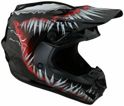 Troy Lee Designs Troy Lee SE4 Polyacrylite Venom Helmet -Bell Sales Store troy lee se4 polyacrylite venom helmet black 2